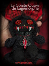 Le Comte Oupyr de Lagomorphe, peluche lapin vampire GLOK