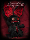 Le Comte Oupyr de Lagomorphe, peluche lapin vampire GLOK