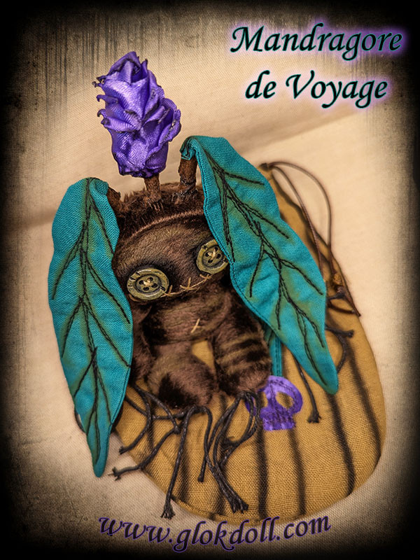Mandragore de voyage dans son sac GLOK