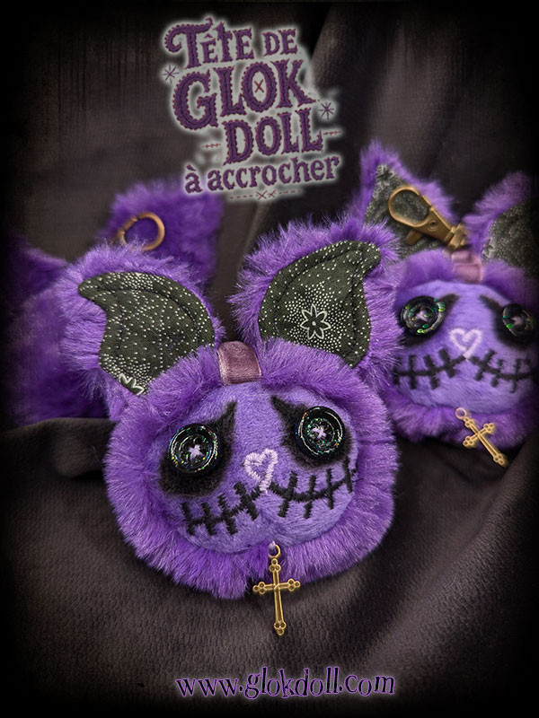 TÊTE GLOKDOLL – CHAUVE-SOURIS MYSTIQUE