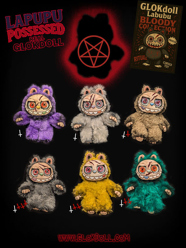 "BLOODY COLLECTION" - Lapupu GLOKdoll