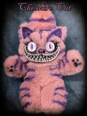 Cheshire Cat version Rose et GLOK